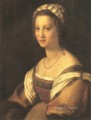 芸術家の肖像画 妻 ルネッサンス マニエリスム アンドレア デル サルト